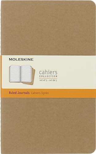 Moleskine Cahier Set 3 Quaderni a Righe, Grande