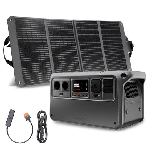 DJI Power 1000 stazione di alimentazione portatile, generatore di corrente portatile centrale elettrica, batt. LFP da 1024 Wh, generatore di corrente silenziato, ricarica rapida 70 min