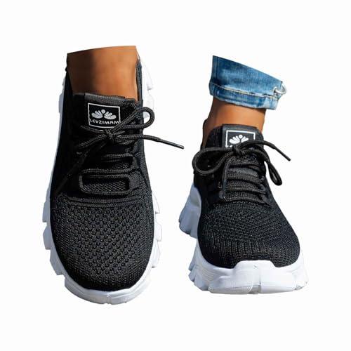 Scarpe Antinfortunistiche da Donna Senza Lacci, Leggere, Sportive, con Punta in Acciaio, Comode, con Cuscino d'Aria, Traspiranti, Scarpe da Lavoro, Leggere, da Corsa, Tennis Donna