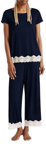 United Colors of Benetton Maglione 3Z123M314 Donna, Blu 13c, L