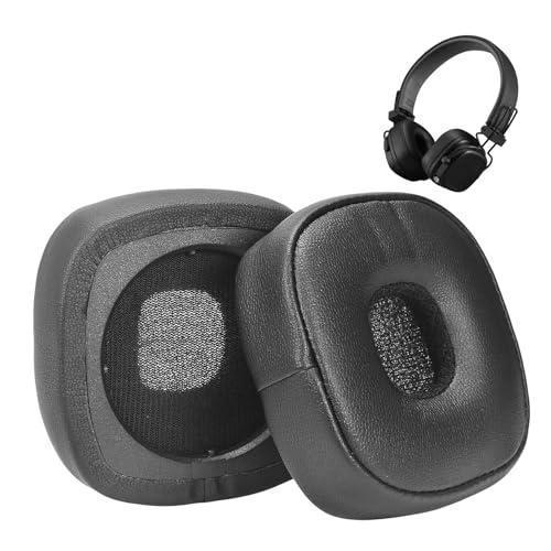 1 Paia Cuscinetti Cuffie per Marshall Major IV/4, Cuscinetti Auricolari di Ricambio Major 4 Wired/Wireless, Memory Foam Protein Leather (Major IV/4 - Nero)