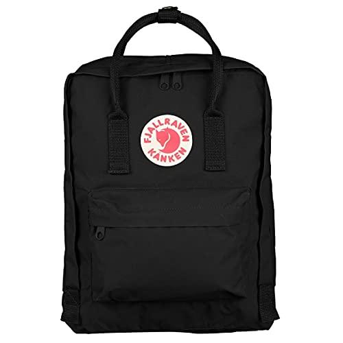 Fjällräven Kanken, Zaino Donna, Nero, 38 x 27 13 cm