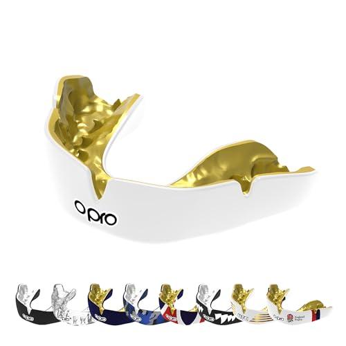 Opro Nuovo Instant Fit paradenti, protezione dentale, tecnologia di adattamento rivoluzionaria, protezione e aderenza, per football americano, wrestling, boxe, hockey