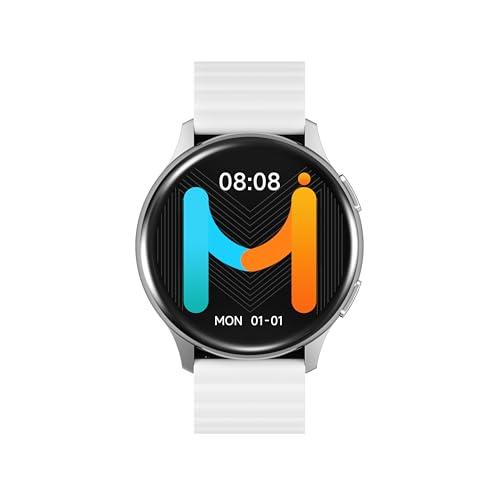 IMIKI HOLO PRO KW66 - Smartwatch uomo donna - Display AMOLED1,43, Connettività Bluetooth, Cinturino magnetico, Misura ossigeno nel sangue e Frequenza cardiaca, Android e iOS - Silver