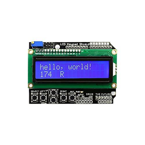 AptoFun 16x2 LCD Keypad Shield for Arduino Uno, Mega R3, Mega2560 Duemilanove
