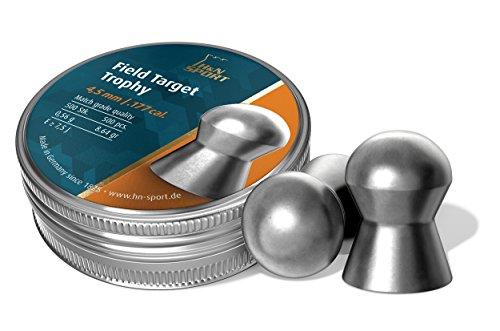 H&N Sport, H&N DIABOLO FIELD TARGET TROPHY 4.52MM (500) Unisex adulto, ARGENTO, M