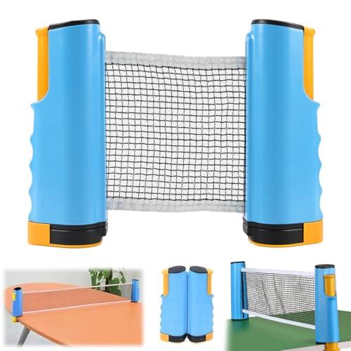 GNHG 1 Pezzi Rete Ping Pong Da Tavolo,Rete Tennis Portatile,Regolabile Accessori Da Ping Pong,Per Attività All'Aperto Al Coperto