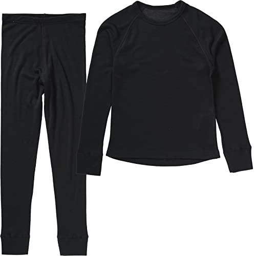 CMP Set Intimo Maglia-Pantalone da Bambini, Nero, 128