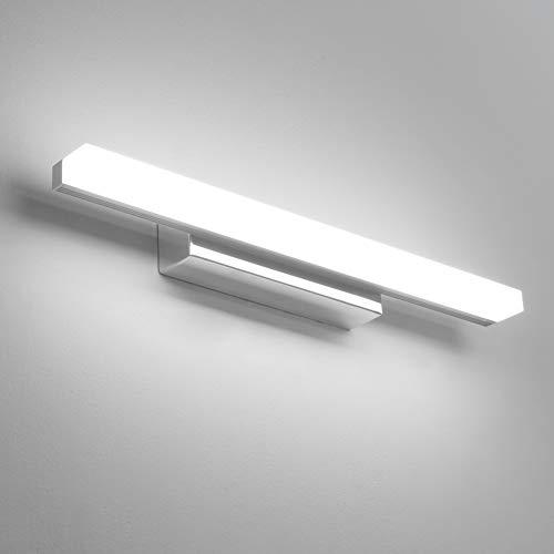 Klighten 9W Lampada da specchio a LED 40cm Lampada da trucco, 6000K bianco freddo, IP44 per mobile a specchio, bagno, luce per mobile