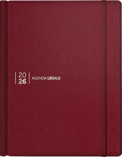 Agenda legale 2026. Ediz. leather rossa. Con App Agenda Legale Pro
