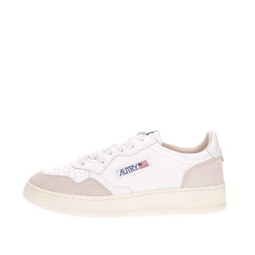 AUTRY Scarpe Sneakers Unisex in Pelle e camoscio Bianco AULM LS33 (41)