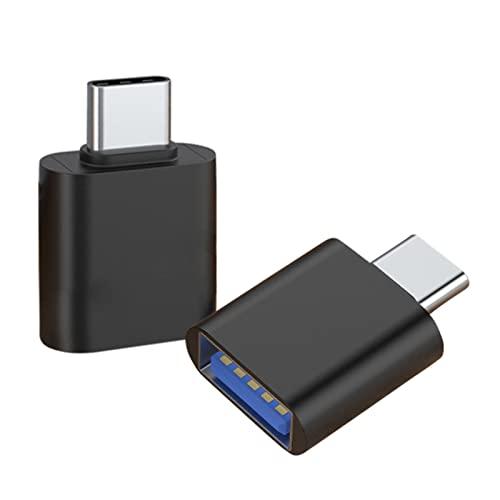 LacyMC Adattatore USB C a USB A 3.0 [2 Pezzi],USB A 3.0 Femmina a USB-C Maschio per MacBook Pro,Galaxy,Telefoni e Tablet di Tipo-C, Altri dispositivi con USB Tipo C