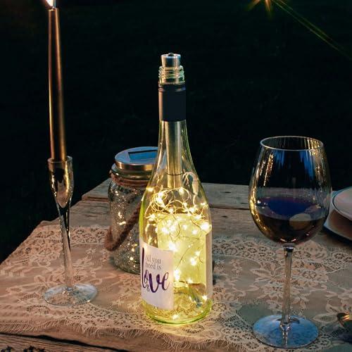LED-Kette Tauperlen 40LED rot