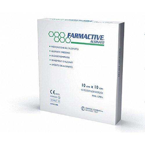 (2367) FARMAC-ZABBAN Farmactive Alginato, 10 x 10, 10 Pezzi
