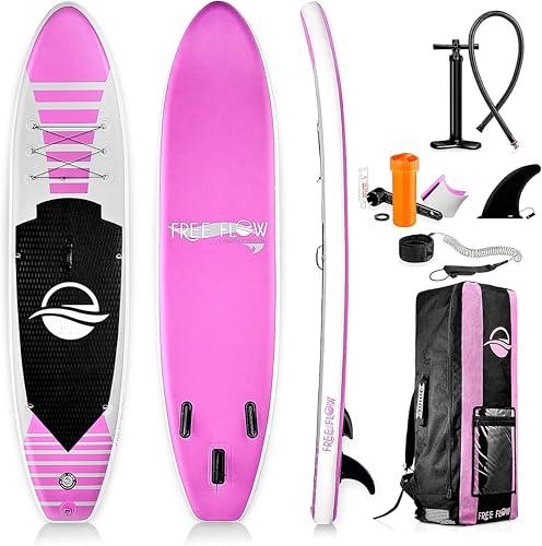 SereneLife Stand up Paddle Board Gonfiabile - Pagaia SUP Antiscivolo, Pompa, Cordino di Sicurezza e Accessori Giovani