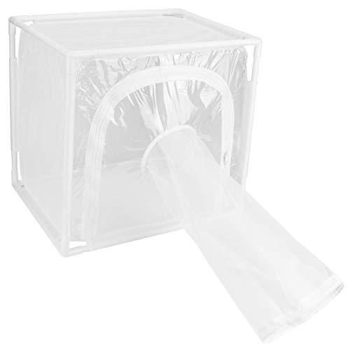 Gabbia a Rete per Insetti, Gabbia per Habitat per Farfalle Ventilata per Esterni in Serra, Pieghevole Mini pianta Farfalle Gabbie per Allevamento Cortile Habitat Rete Fine Ferma Predatore 40x30x40cm