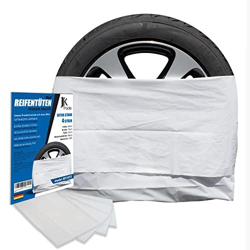 JK Trade® Set di 4 borse per pneumatici premium EXTRA forte per lo stoccaggio dei pneumatici e lo stoccaggio dei pneumatici della tua auto, set di sacchi per pneumatici, adatto per 16, 17, 18, 19, 20