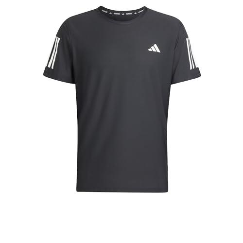 adidas Uomo Own The Run Tee, Black, M