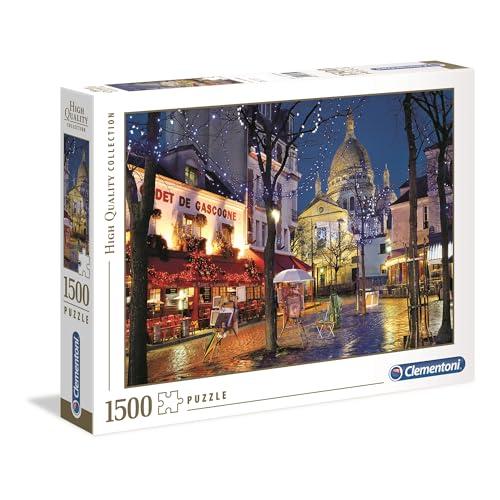 Clementoni - 31999 Collection Puzzle - Paris Montmartre - 1500 Pezzi, Puzzle Adulti