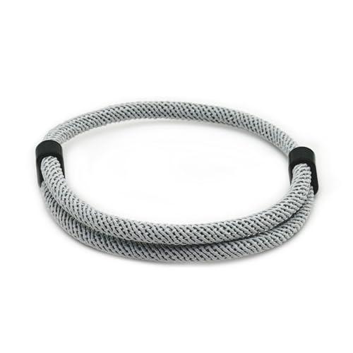 Braccialetto Paracord dalla corda della vela | Per uomini e donne | Fascia regolabile in paracord da surfista | Semplice e discreto per il tempo libero e lo sport