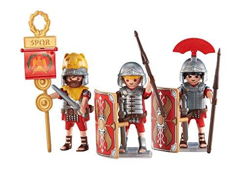 Playmobil - 6490-3 Legionari Romani - Imballaggio in plastica, senza scatola di cartone