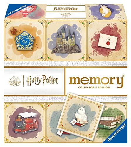 Ravenburger - Memory® Harry Potter's Collector Edition, Gioco di Carte per tutta la famiglia, Party Game Gioco da Tavolo, 72 tessere, Idee Regalo Natale, Pensierini Natale, 4+ Anni