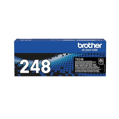 Brother TN248BK Toner originale, Capacità Standard, fino a 1000 pagine, per Stampanti e Multifunzione serie 3000 e serie8000, Colore Nero