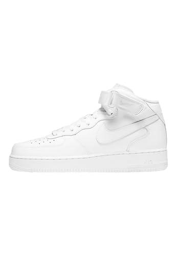 Nike CW2289-111 Air Force 1 Mid '07 Uomo, White/White EU 41