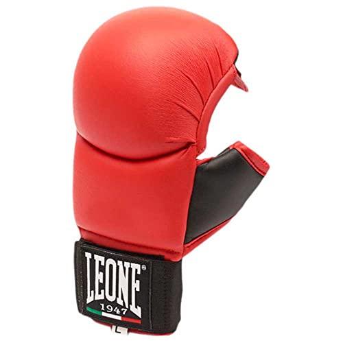 LEONE 1947 Guanti Fit Karate, Unisex – Adulto, Rosso, S, GK096