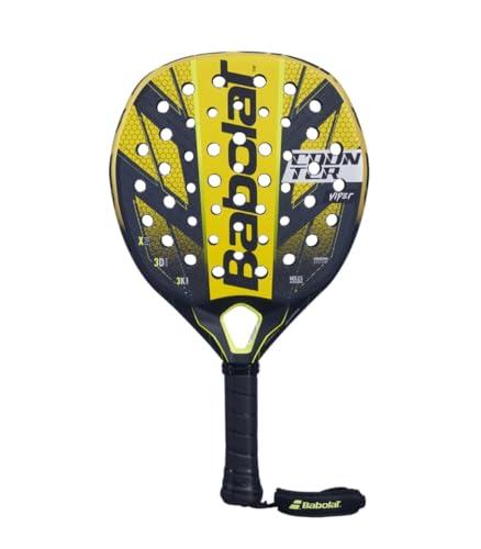 Viemylu Racchetta padel paddle pala counter viper Babolatt 2024 carbonio giallo-nero