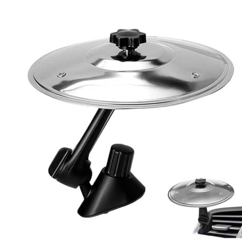 LAKPYN Piatti Crash per Auto, Regolabili a Car Crash Cymbal, Mini Piatto per Batteria Musica Per Bocchette Di Ventilazione Auto Bellezza Visiva Degli Interni Dell'auto e Migliora Piacere Guida