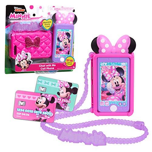 Set da gioco cellulare di Minni Parla con me Disney Junior, effetti luminosi e sonori, giocattoli per bambini dai 3 anni in su di Just Play