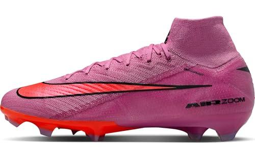 Nike Mercurial Superfly 10 Elite High-Top-fußballschuh für Normalen Rasen, Scarpe da Football Uomo, Magic Flamingo Black Total Crimson, 42 EU
