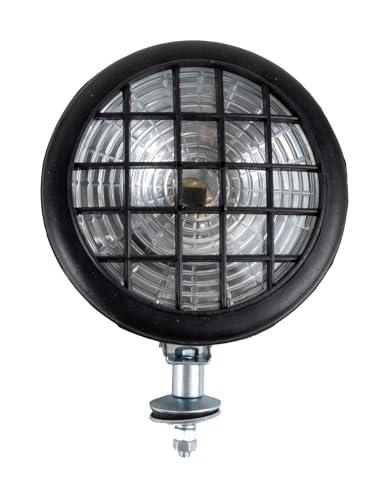 Ama Faro da Lavoro Alogeno Ø 135 mm da 24 V 55 W con Orientamento Rotondo e Supporto Regolabile