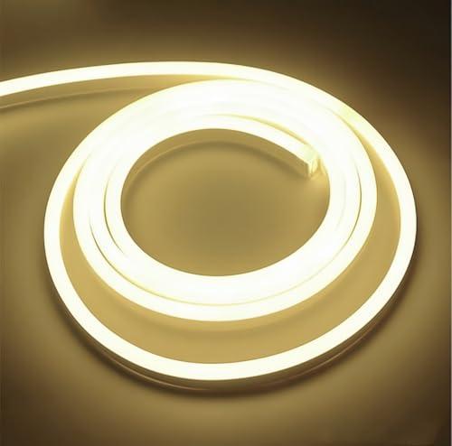 ONSSI® Strisce LED Neon 220v (Bianco Neutro,2M),12w/m COB Luce a Corda ad Alta Luminosità,Ogni Taglio 10 cm, Impermeabile IP65 con Interruttore e Adesivo,Nastri LED Neon per Uso Interno ed Esterno