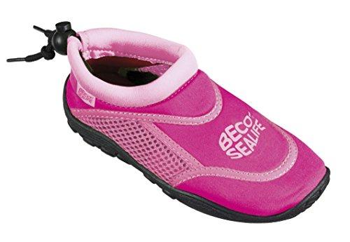 Beco Sealife Badeschuhe, Surfschuhe, Strandschuhe, Wattschuhe bambino unisex, Rosa (Rosa), 24/25