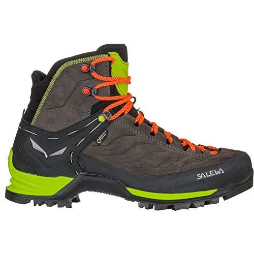 SALEWA Mountain Trainer Mid Gore-Tex - Scarpe da Trekking da Uomo, Black Sulphur Spring, 44 EU