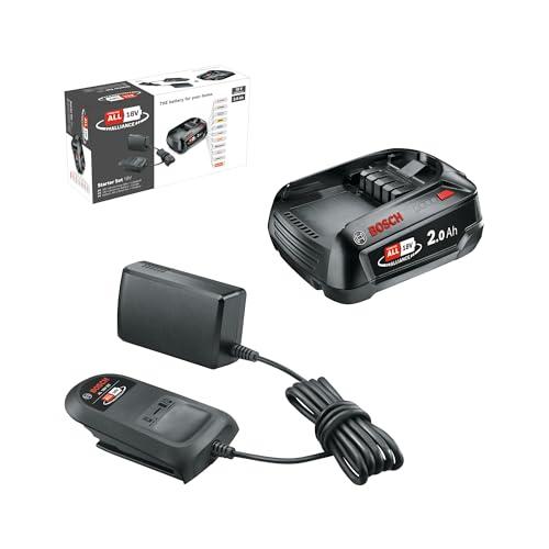 Bosch Batteria da 18 V e caricatore da 2,5 Ah (18 V, Power for all)