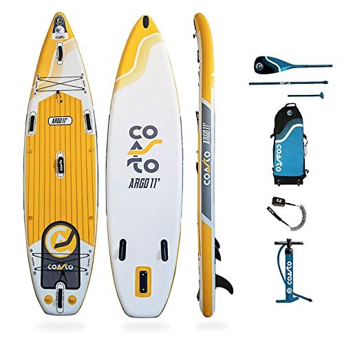 Coasto Argo, Tavola SUP Unisex Adulto, Giallo, 11'