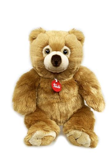 Trudi Bear Friday Orsetto Peluche. Idea Regalo Adulti e Bambini per Natale, San Valentino e Compleanno | 28x36x14cm Taglia M | Black Friday | Modello 69658