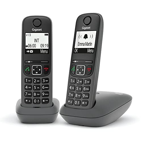 Gigaset cordless duo AS490 | Nero