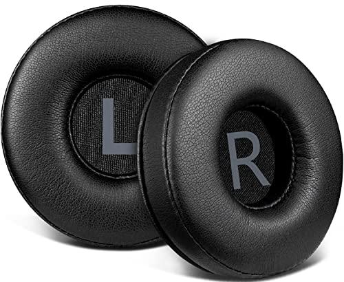 SOULWIT Ricambio Cuscinetti Auricolari 70mm per JBL Tune 450BT (T450BT)/Tune 460BT(T460BT)/Tune 500BT (T500BT)/Tune 510BT/Tune 520BT,Cuscini per JR 300BT/JR300/JR 310BT/JR310/E40BT-Nero