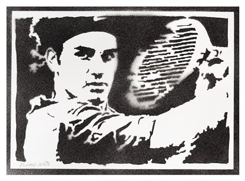 moreno-mata Autentici Graffiti Fatti a Mano Roger Fed... Handmade Poster Sport Quadro Moderno Soggiorno Decorazione Parete Regalo Uomo e Donna