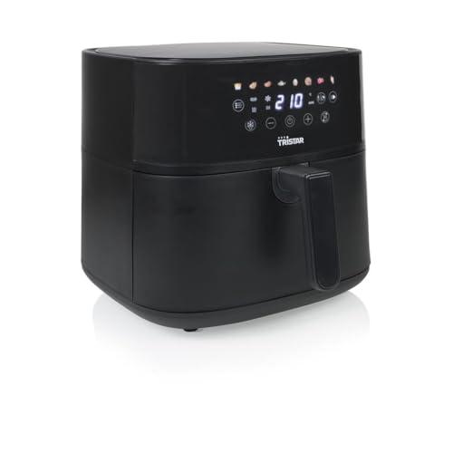 Tristar FR-9071 Friggitrice ad Aria Digitale, 8 L, 2000W, Display LED Touch, 8 Programmi, Nero