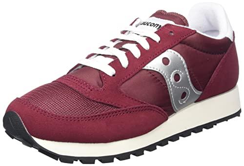Saucony Jazz Original Vintage, Sneaker Uomo, Burgundy Silver, 40.5 EU