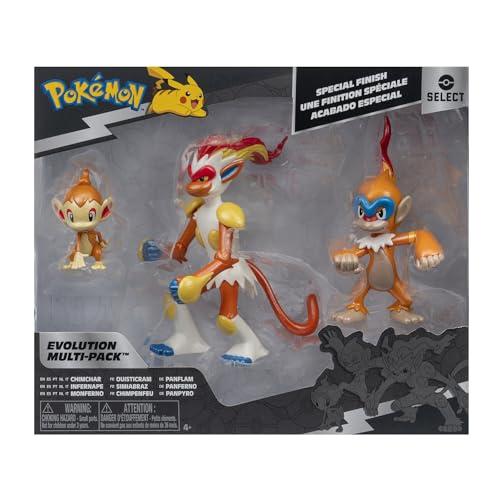 Pokémon Select Evolution Multipack (Chimchar, Monferno, Infernape), Figure