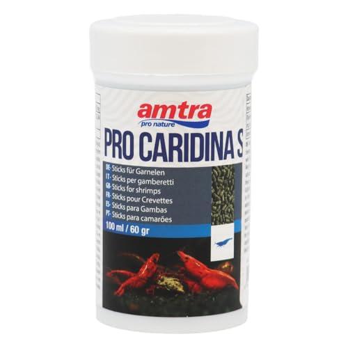 Amtra Pro Caridina Stick 100ml - Mangime in stick affondanti a base vegetale per l’alimentazione di gamberetti d’acqua dolce e marina, con alghe, anche per Corydoras e Loricaridi