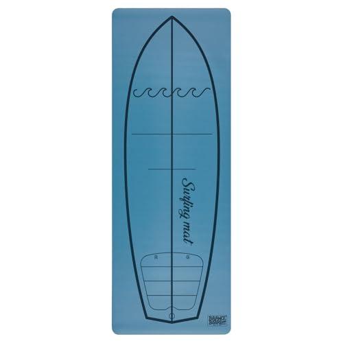 Balance Board Pro, Surfing Mat - Surf Training pop-up - Migliora la tecnica pop-up - Tavola da surf - Tappetino da yoga per surfisti - antiscivolo ecologico (Dark Blue)