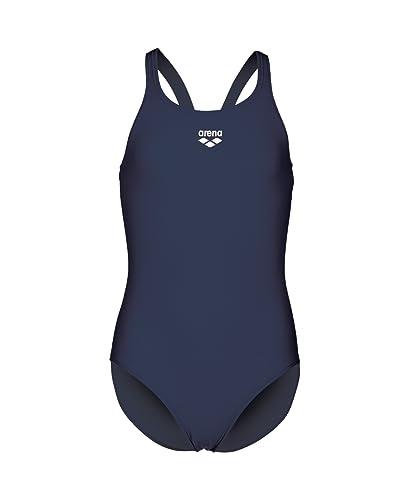 ARENA Dynamo Junior R Costume Intero Bambina, Costume da Bagno Sportivo in Tessuto Maxfit Eco Resistente al Cloro e al Sale con Protezione UV UPF 50+