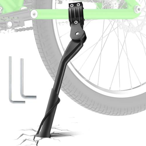 ROELLY Cavalletto Bici, Cavalletto per Bicicletta Regolabile In Altezza da 24-29 Pollici, Lega di Alluminio Addensata, Cavalletto Mtb Antiscivolo, Adatto per Mountain Bike e Biciclette Elettriche